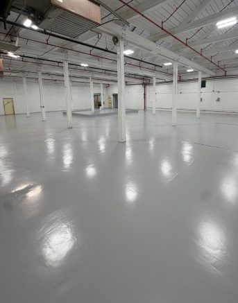 Food processing facility before and after