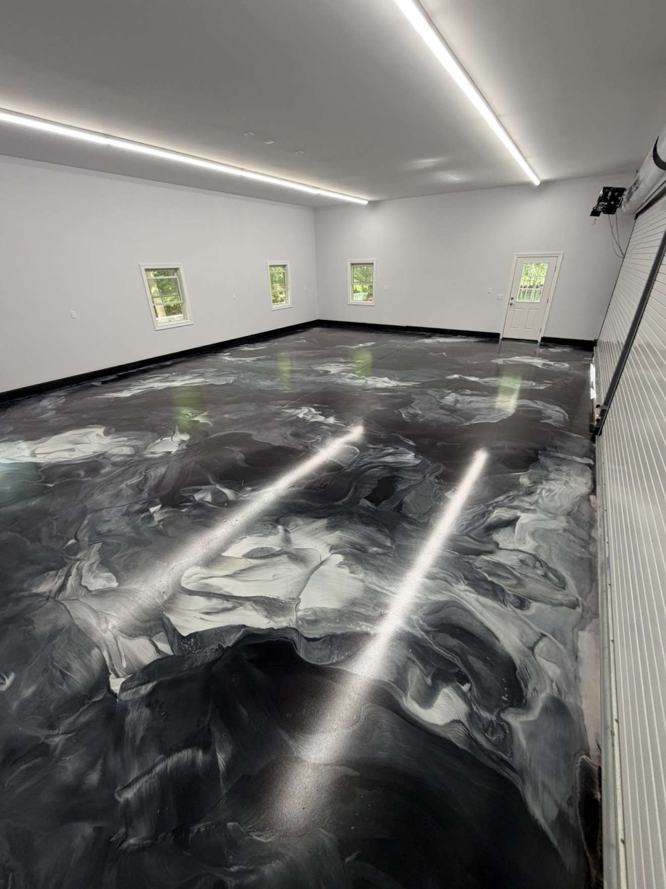 Metallic epoxy floor in Ramsey, NJ
